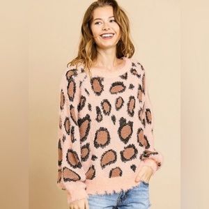 Umgee Boutique Sweater - Fun Print - So Soft